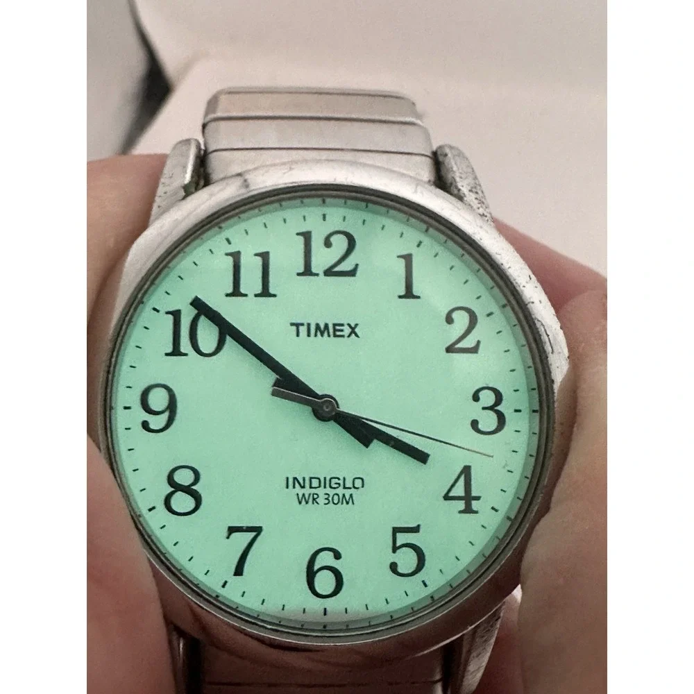 Timex Men Indiglo KO 2002 Watch New Battery 35MM 7